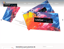 Tablet Screenshot of lowcostgrafic.com